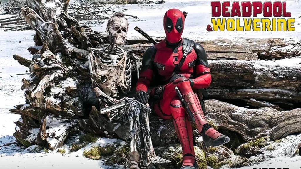 deadpool with logan skeleton