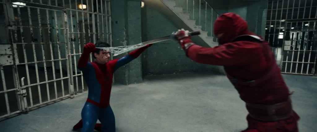 Who Are The Hand In Spider-Man: Brand New Day? 2 Spider-Man Using Webbing Against A Hand Ninja'S Sword In Spider-Man Brand New Day