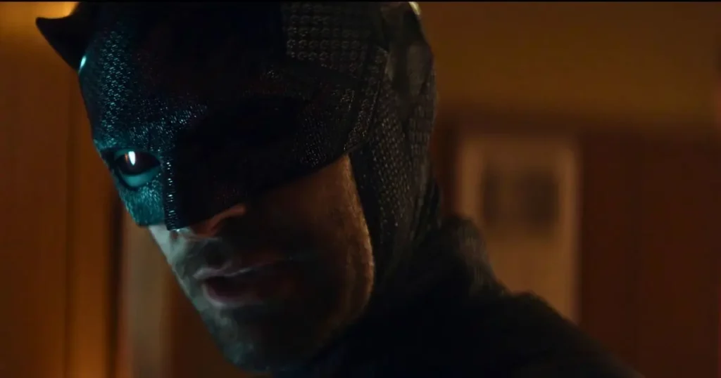Daredevil Born Again Season 2 Ending Explained: Why The Prison Cell Is The Best Thing That Could Have Happened To Matt Murdock 2 Daredevil In Black Suit And Mask Close-Up In Born Again Season 2 Setting Up Devil In Cell Block D Arc