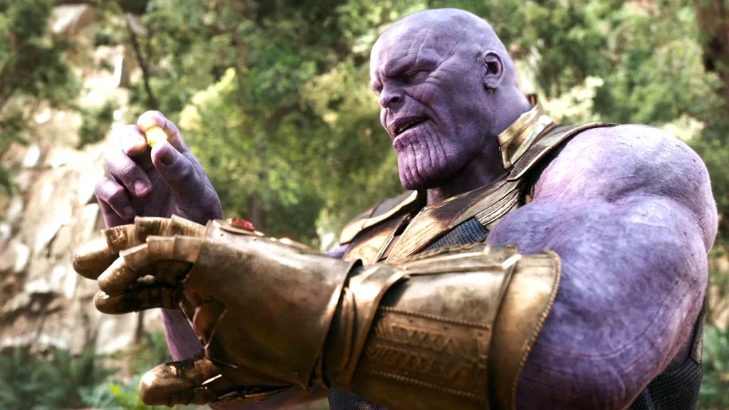 thanos with infinity stone