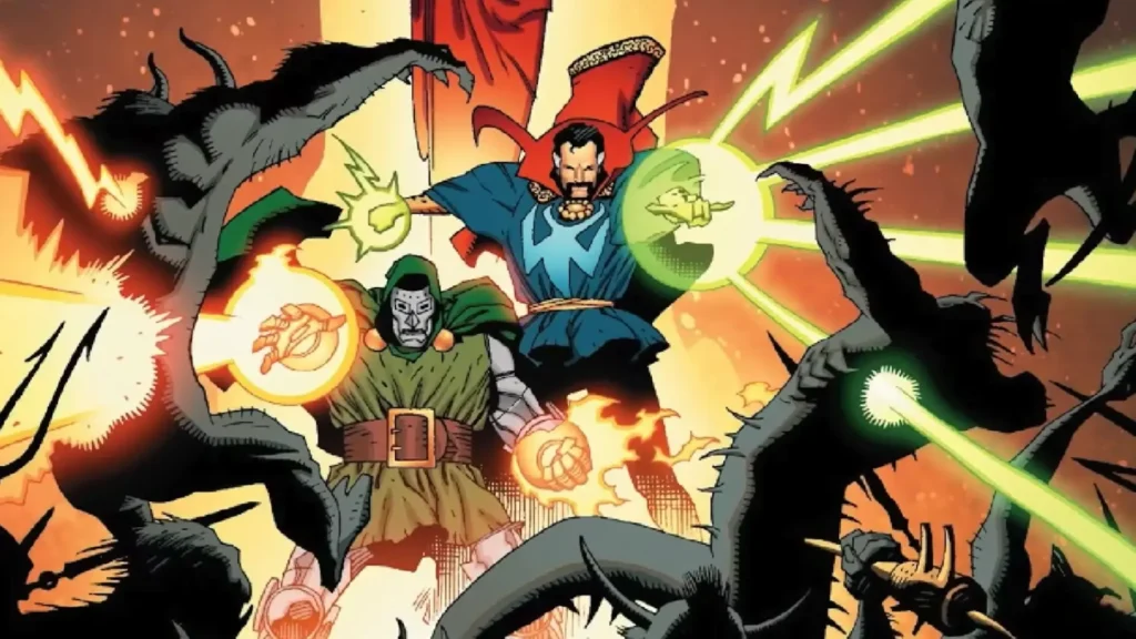 doctor strange and doctor doom in comic