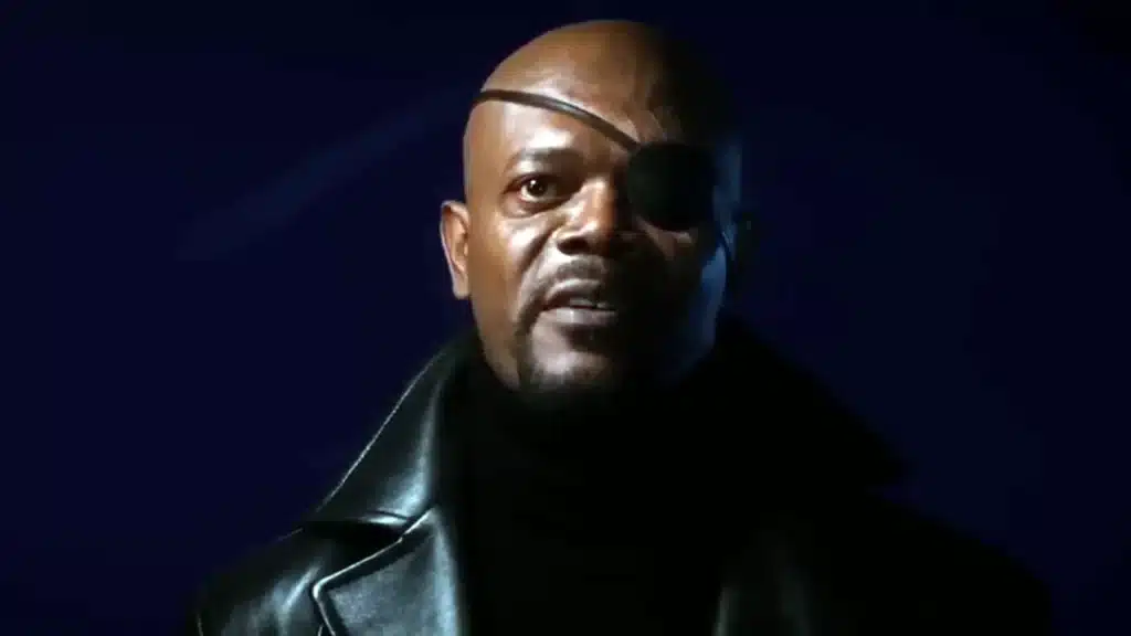 nick fury in iron man post credit scene