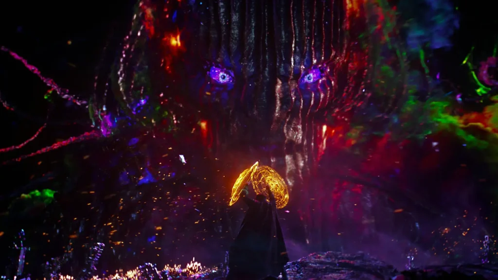 Doctor strange fighting dormamu