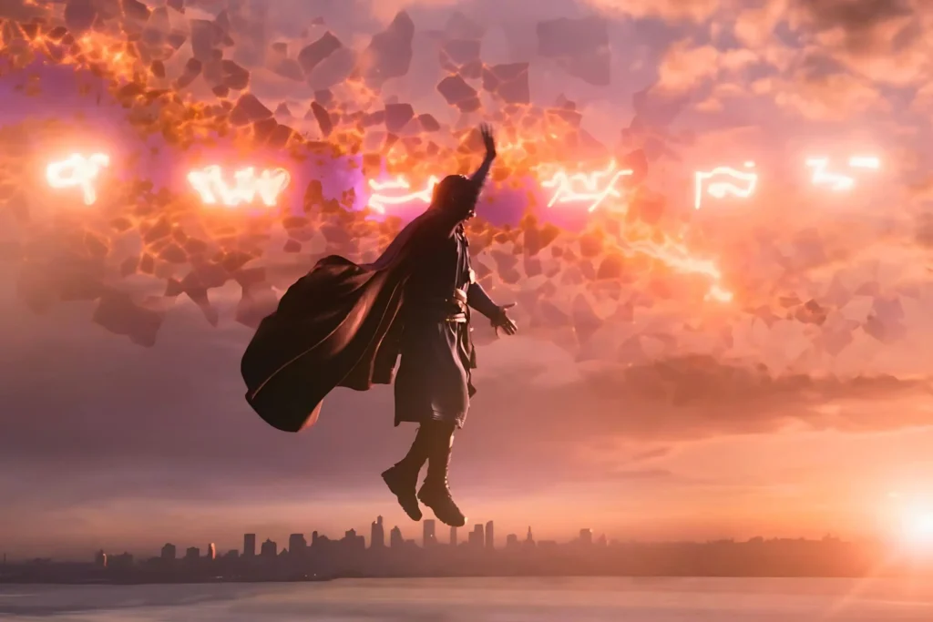 Doctor Strange Performs Memory Spell