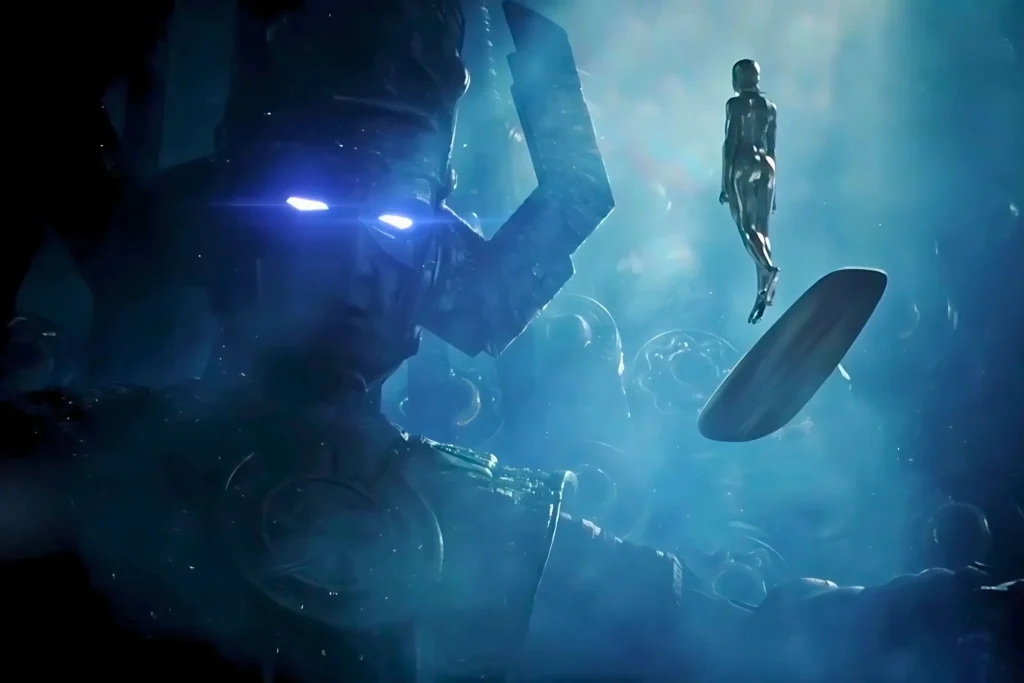 Galactus Punishing Silver Surfer Shalla Bal
