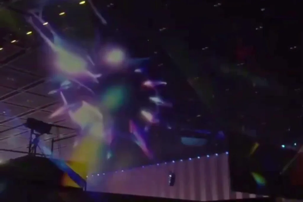 Black Panther Logo-Shanghai Light Show