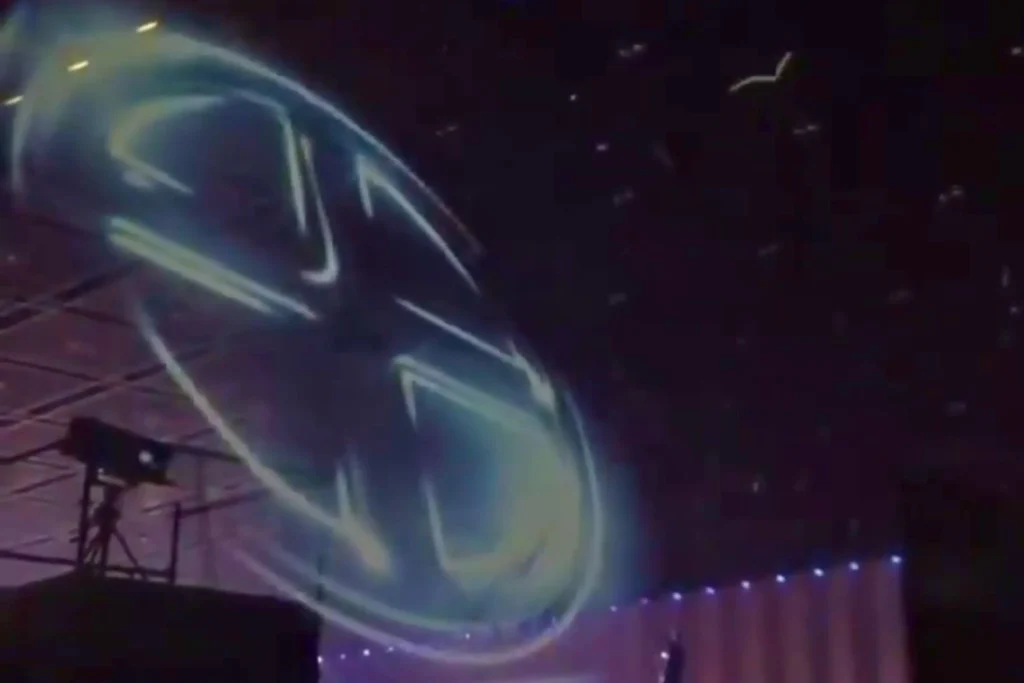 X-Men Logo-Shanghai Light Show