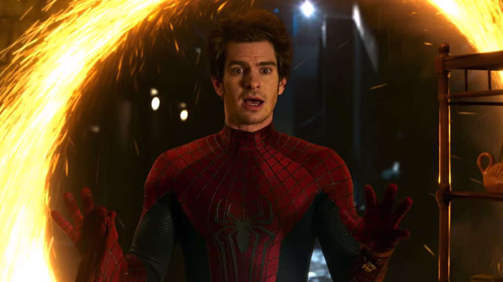 Andrew Garfield Spider-Man Enter By Portal