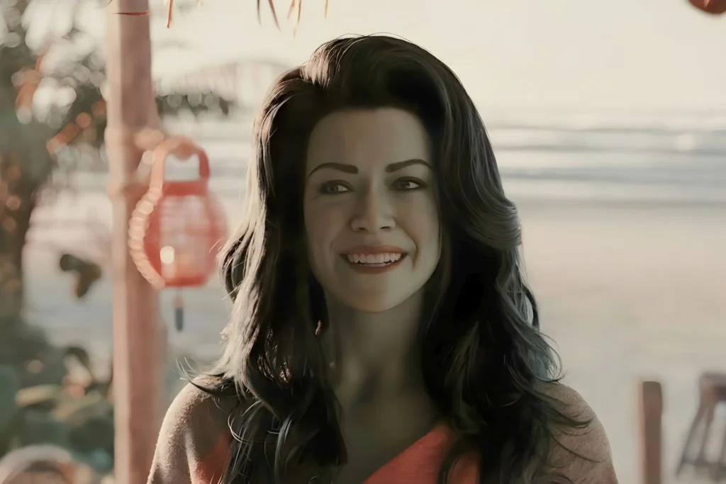 She-Hulk Jennifer Walters played by Tatiana Maslany in Marvel Studios Disney Plus series, facing possible removal from MCU continuity after Secret Wars