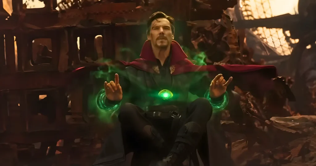 Doctor Strange As Doom'S Sheriff Of Agamotto: The Mcu'S Longest Con 2 Doctor Strange Using Eye Of Agamotto On Titan In Avengers Infinity War Mcu