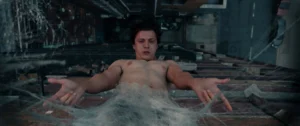 Tom Holland as Peter Parker emerging from a web cocoon in Spider-Man Brand New Day trailer 2026